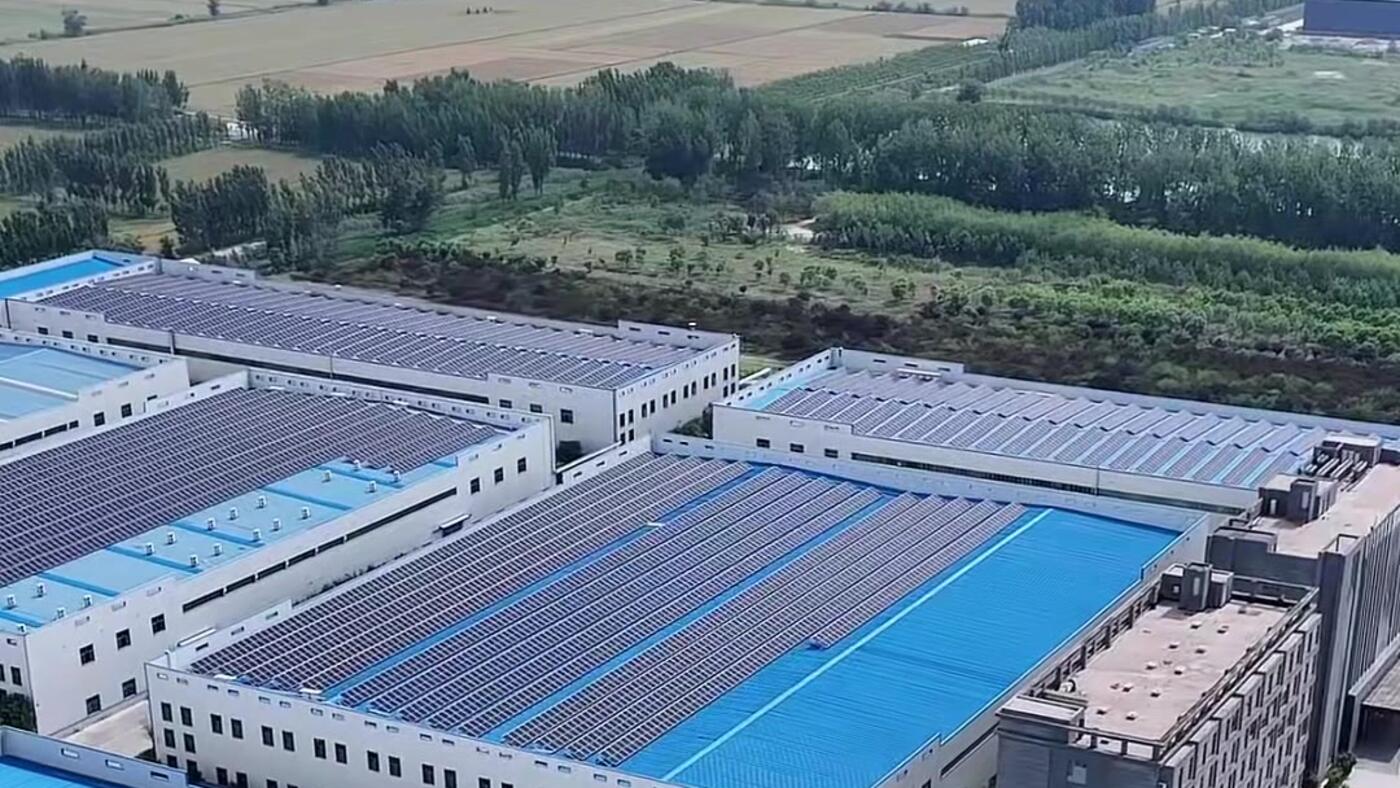 Industrial campus aerial