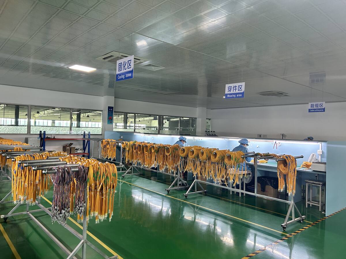Fiber optic patch cords production